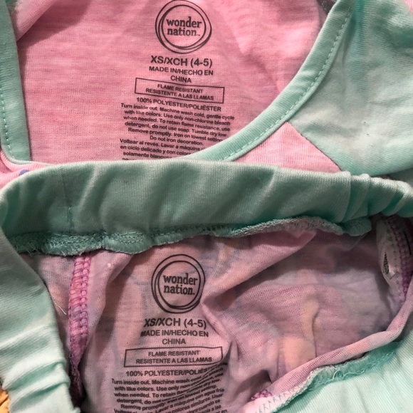 Wonder Nation Pajamas Girls Set - Picture 5 of 5